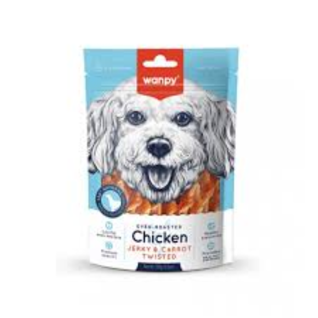 WANPY CHICKEN & CARROT STICKS 100G